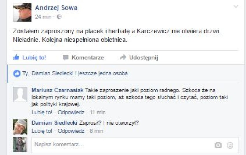 Sowa pozamiatał "mistrza ciętej riposty"