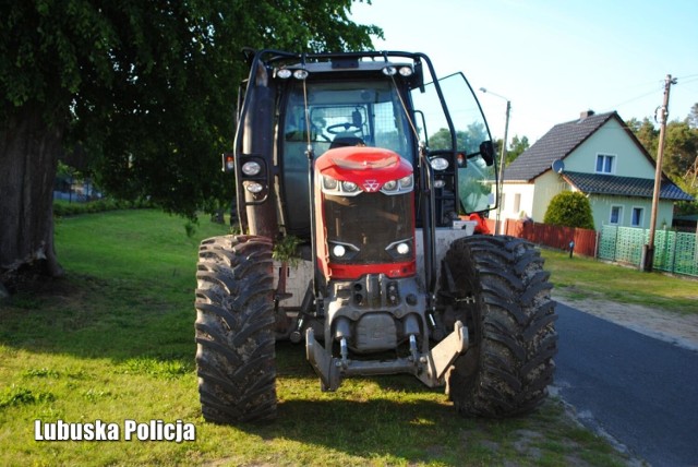 Ciągnik Massey Ferguson został skradziony na terenie Niemiec. Odzyskali go policjanci z Krosna Odrzańskiego.