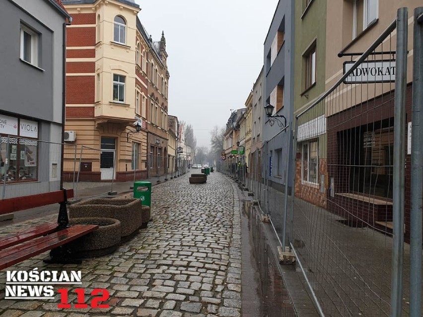 Kościan. Od wtorku 26 stycznia rozpoczynają się prace na rynku i ul. Wrocławskiej
