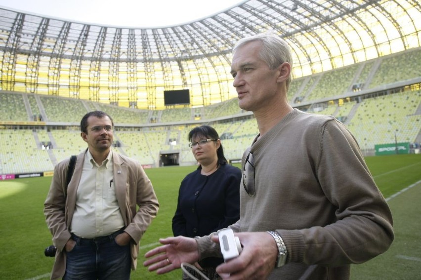 Ukraińcy z miast-gospodarzy Euro 2012 zwiedzili PGE Arenę Gdańsk (ZDJĘCIA)