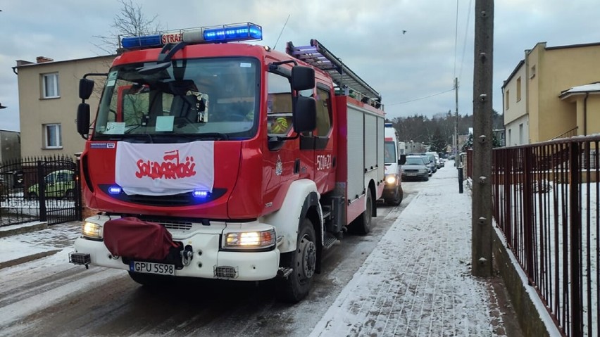 Tragiczne odkrycie podczas gaszenia pożaru w jednym z domów we Władysławowie - 10 grudnia 2022 r.