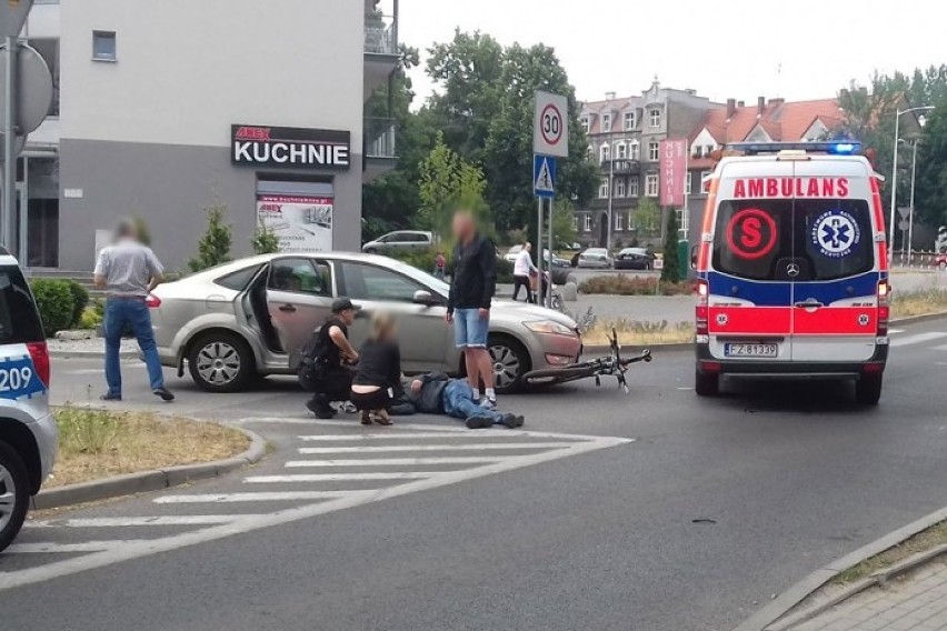 Do potrącenia rowerzysty doszło w środę, 13 czerwca, na ul....