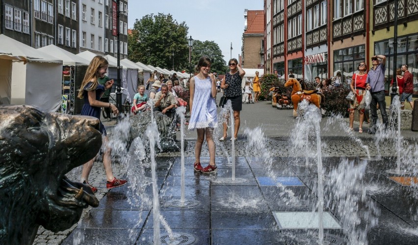Temperatury rosną, a Miasto Gdańsk uruchamia fontanny....