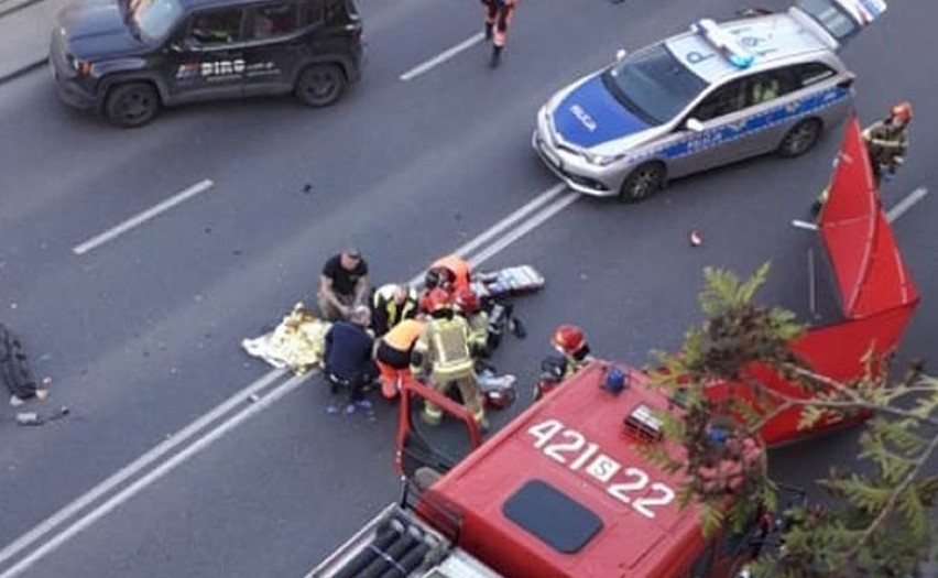 Śmiertelny wypadek motocyklisty w Chorzowie. 33-latek zginął na miejscu