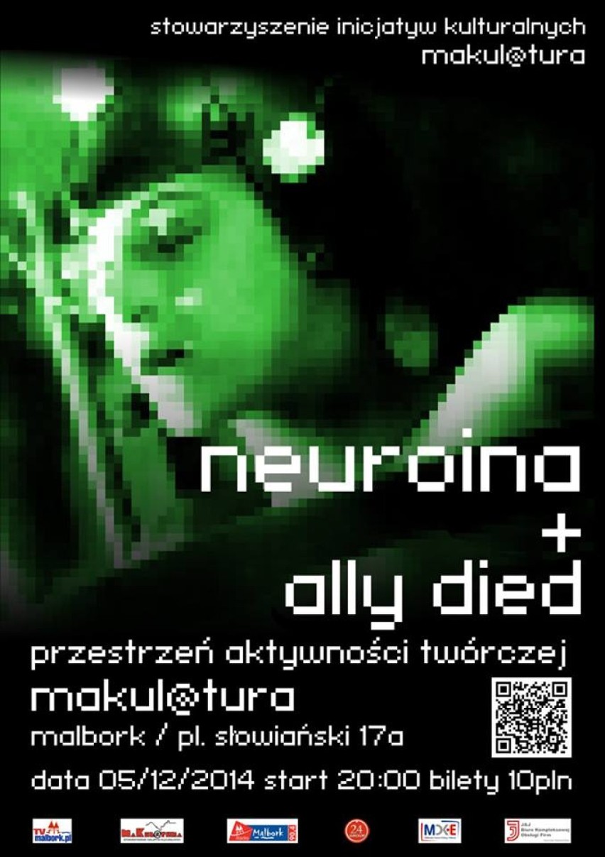 Koncert Neuroiny i Ally Died w Malborku. 5 grudnia w PAT MaKUL@TURA