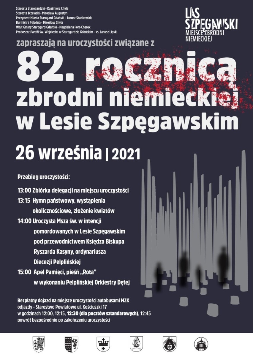 Oddadzą cześć pomordowanym w Lesie Szpęgawskim