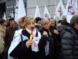 Nauczyciele i pracownicy oświaty z powiatu wieluńskiego wzięli udział w manifestacji w Warszawie