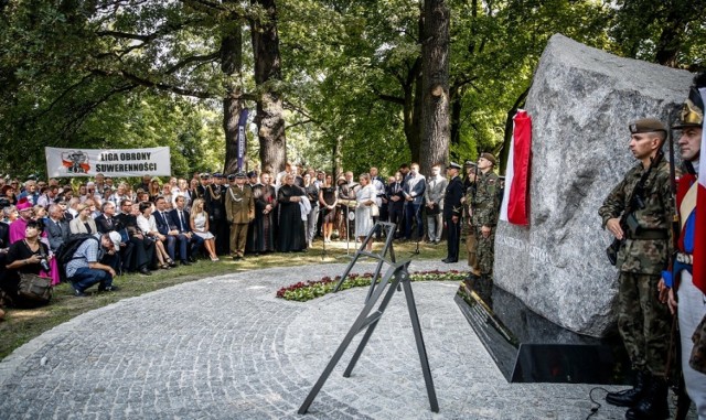 Odsłonięcie pomnika Żołnierzy Wyklętych w Gdańsku