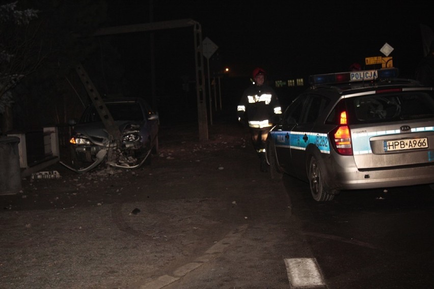 Pijany kierowca spowodował kolizję drogową na Kaliskiej w Sycowie