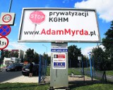 Lubin: Kto finansuje billboardy Myrdy