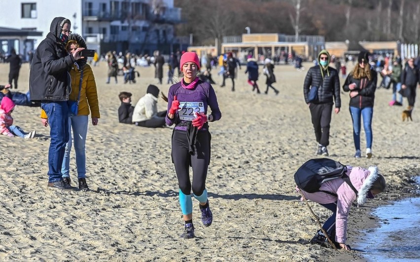 Spacer po plaży w Sopocie 27.02.2021