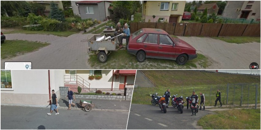 Czym według Google Street View jeżdżą mieszkańcy Oleśnicy i...