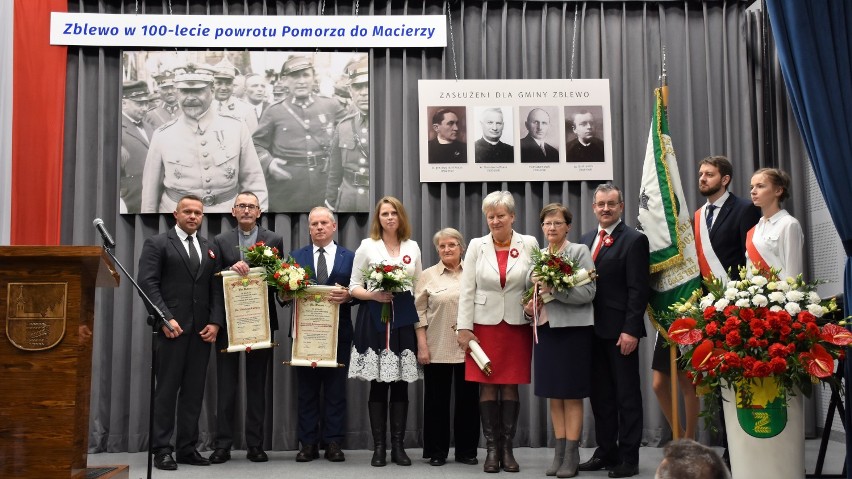Uroczysta sesja Rady Gminy Zblewo z okazji 100 - lecia powrotu ziemi zblewskiej do Macierzy ZDJĘCIA 