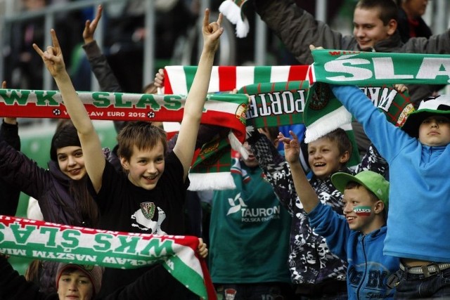 21 marca na meczu Śląsk Wrocław - Arka Gdynia dzieci bawiły się znakomicie/zdjęcie ilustracyjne