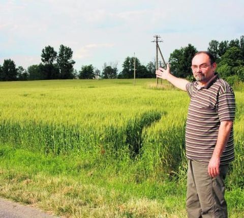 Tuż obok działki Ryszarda Tomaszewskiego miałaby powstać biogazownia