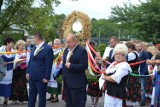 Dąbrowa Górnicza: dożynki 2019. Korowód i msza św. w Parku Hallera [ZDJĘCIA]