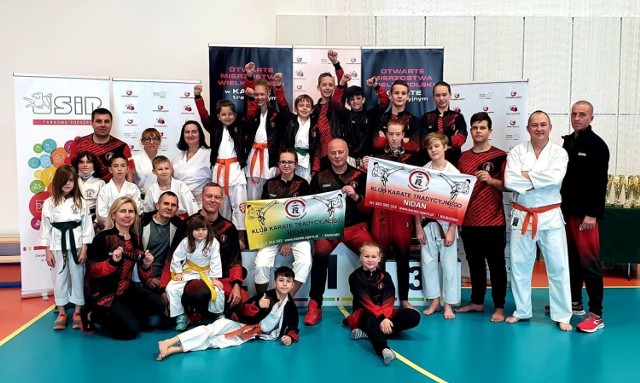 Karatecy z KK Nidan Zielona Góra zdobyli aż 37 medali na Otwartych Mistrzostwach Wielkopolski.