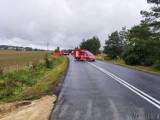 Wypadek w Przyworach. Zderzenie samochodu osobowego z ciężarówką na drodze 423 Opole-Krapkowice. Zginęła kobieta