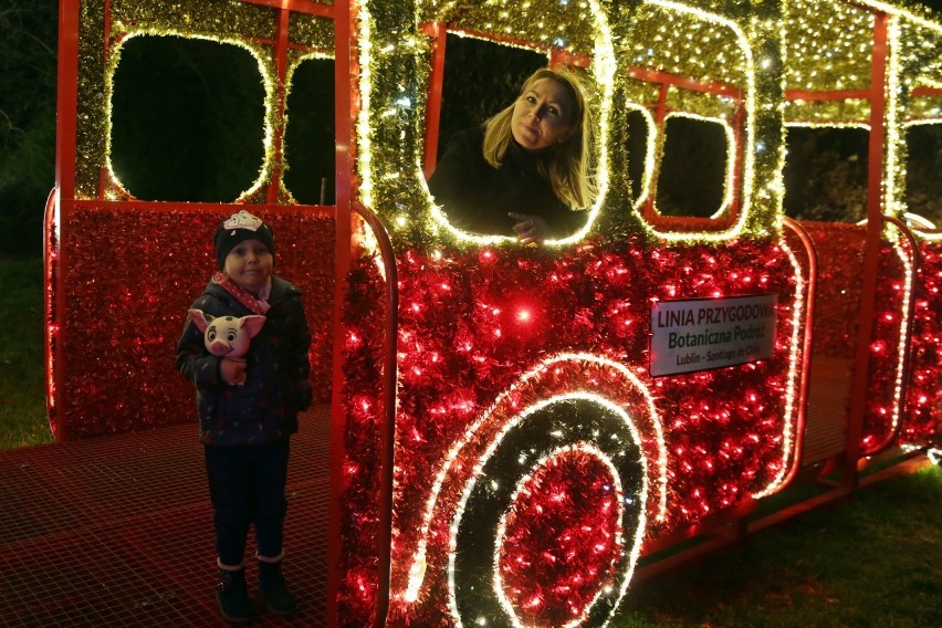 Lublin. Największe wydarzenie świetlne w tej części kraju. Ogród Botaniczny UMCS zamienił się w park iluminacji. Zobacz zdjęcia