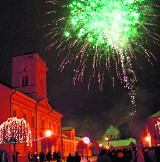 Powitanie Nowego Roku na placu Piłsudskiego