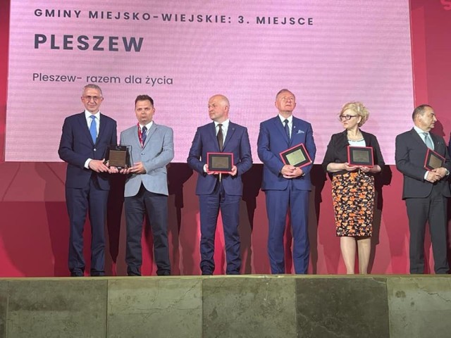 Konkurs Innowacyjny Samorząd. Pleszew wśród innowacyjnych samorządów zajął trzecie miejsce w Polsce! Nagroda za akcję "Razem dla życia"!