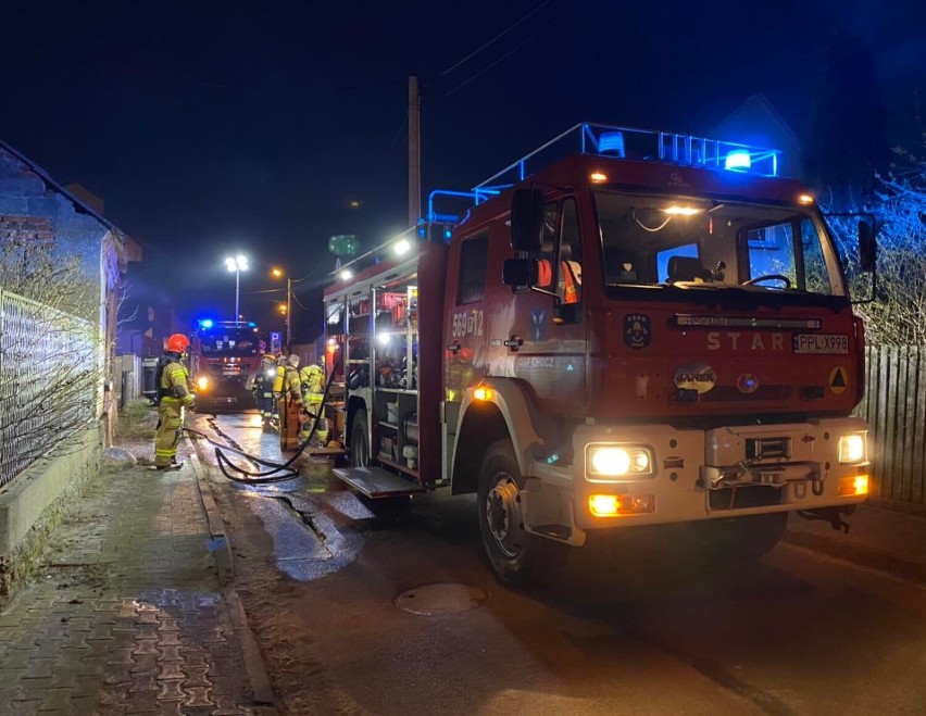 W sobotę miał miejsce pożar budynku przy ulicy Żeromskiego w Choczu