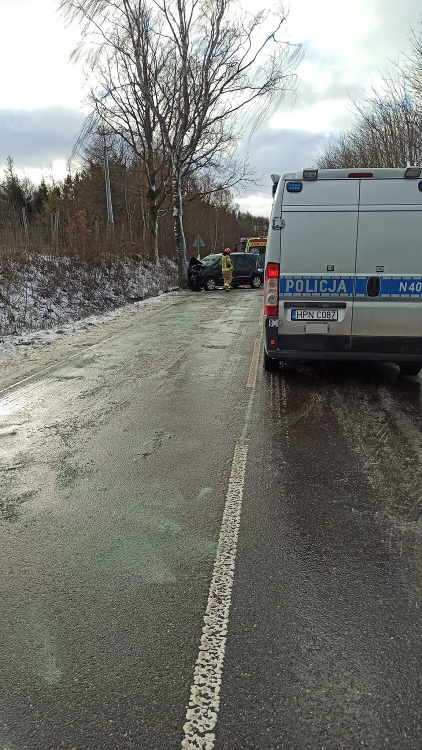 Wypadek w Mierzeszynie (gm. Trąbki Wielkie p. gdański). Cztery osoby trafiły do szpitala