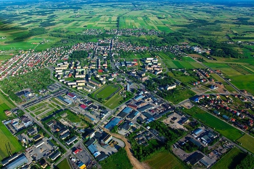 Kolno to jedno z najstarszych miast w województwie podlaskim. Tak wygląda z lotu ptaka! [ZDJĘCIA]