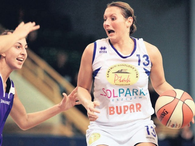 Najskuteczniejsza w zespole Solparku była Monika Szulc (nr 13)