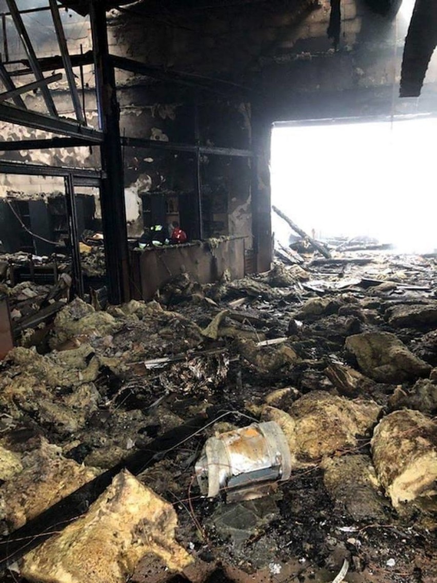 Dlaczego spłonęła galeria Hayduk w Żarach? Wciąż nie wiemy