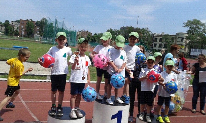 Przedszkola Sosnowiec: olimpiada przedszkolaków na stadionie lekkoatletycznym