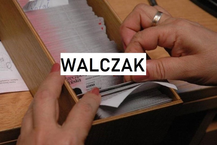 Walczak - tak nazywają się 204 osoby