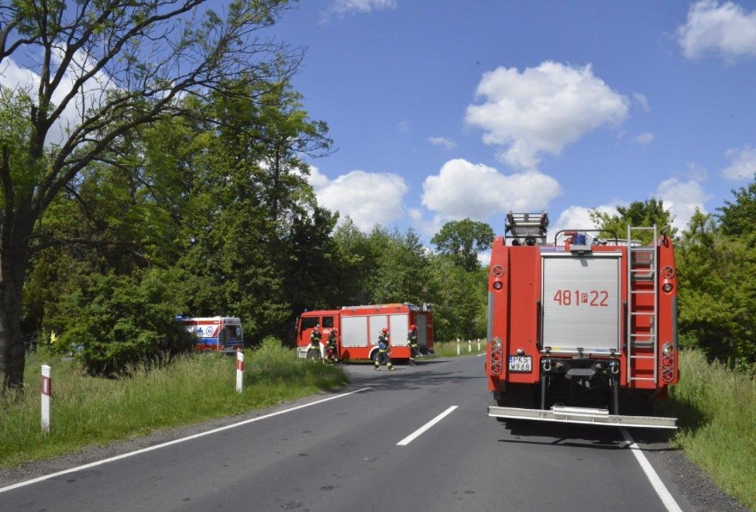 Wypadek w okolicach Bonikowa. Kobieta wjechała do rowu