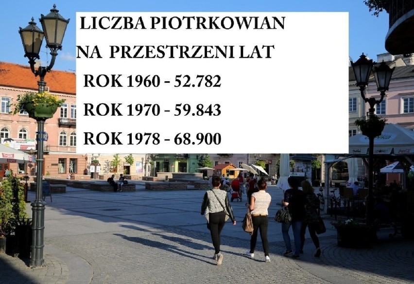 Liczba mieszkańców Piotrkowa w poszczególnych latach