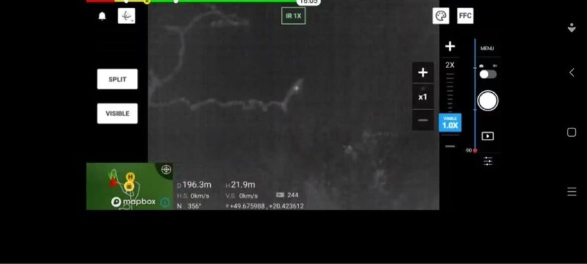 Ratownicy GOPR dzięki dronowi odnaleźli zaginioną 65-latkę. To pierwsza taka akcja GOPR