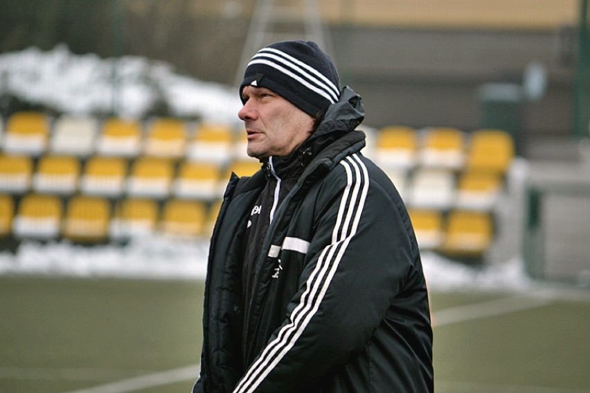 Trener bramkarzy Sebastian Łukiewicz