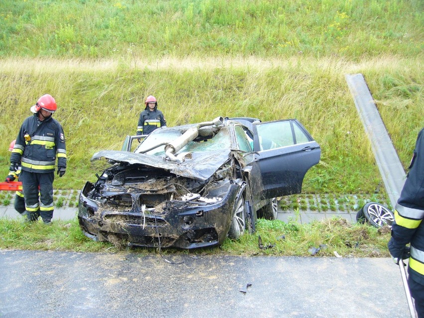 Wypadek na autostradzie A1 w pobliżu Świerklan