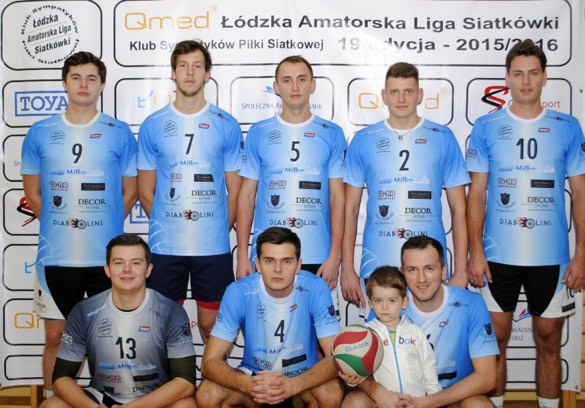 Łódzka Amatorska Liga Siatkówki - drużyna TrenDino Volley