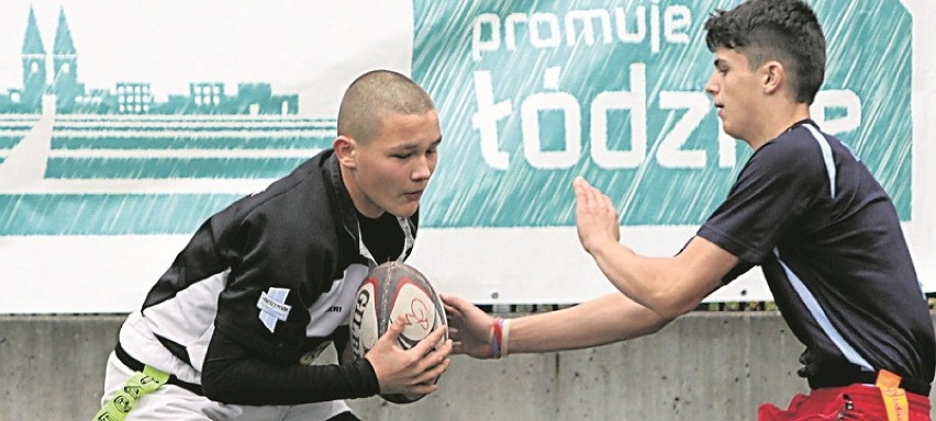 Rugby też promuje Łódzkie. A ci dwaj zawodnicy będą za kilka lat zdobywać mistrzostwo Polswki dla Łodzi!