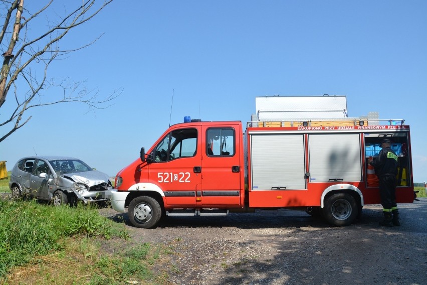 Dziś rano (21 czerwca) na trasie Sępólno-Tuchola samochód...