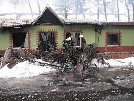 Pożar CH w Bornem Sulinowie - nowe zdjęcia