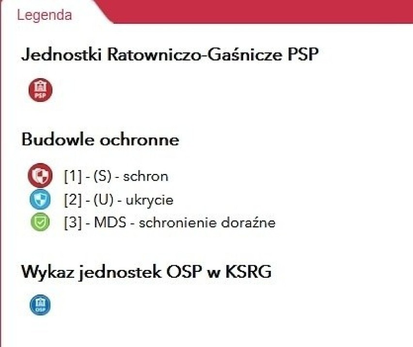 Schrony i miejsca ukrycia w Dębicy. Strażacy przygotowali specjalną mapę