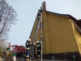 Tarnówka: Pożar przewodu kominowego w Tarnówce. Pożar w Tarnówce [ZDJĘCIA]
