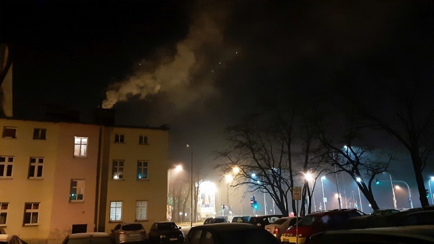 Smog w okolicy skrzyżowania ulic Wrocławskiej i Nysy...