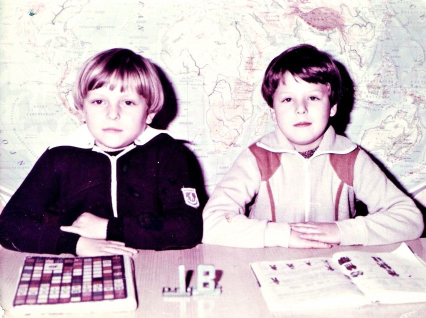 Uczniowie ze Złoczewa z lat 80 i 90
