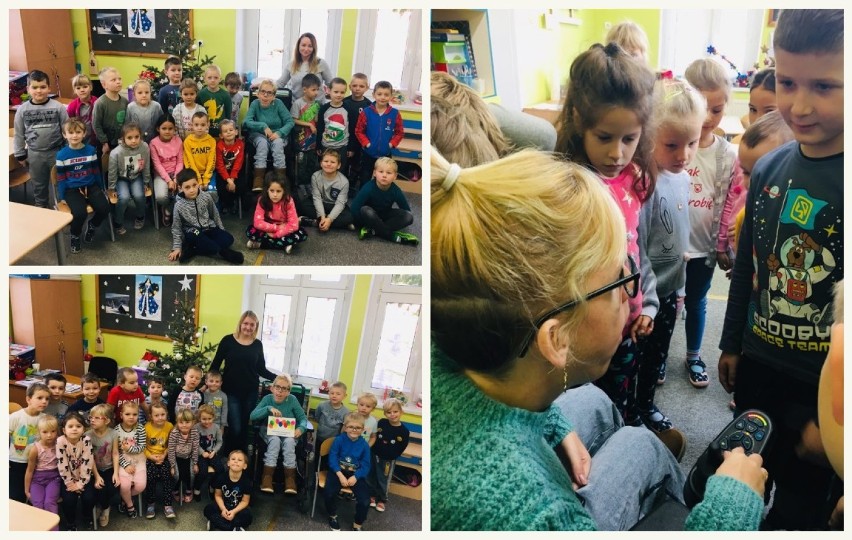 Stefanowo: Niepełnosprawna Katarzyna Śmiałek odwiedziła dzieci w przedszkolu - 11 grudnia 2019