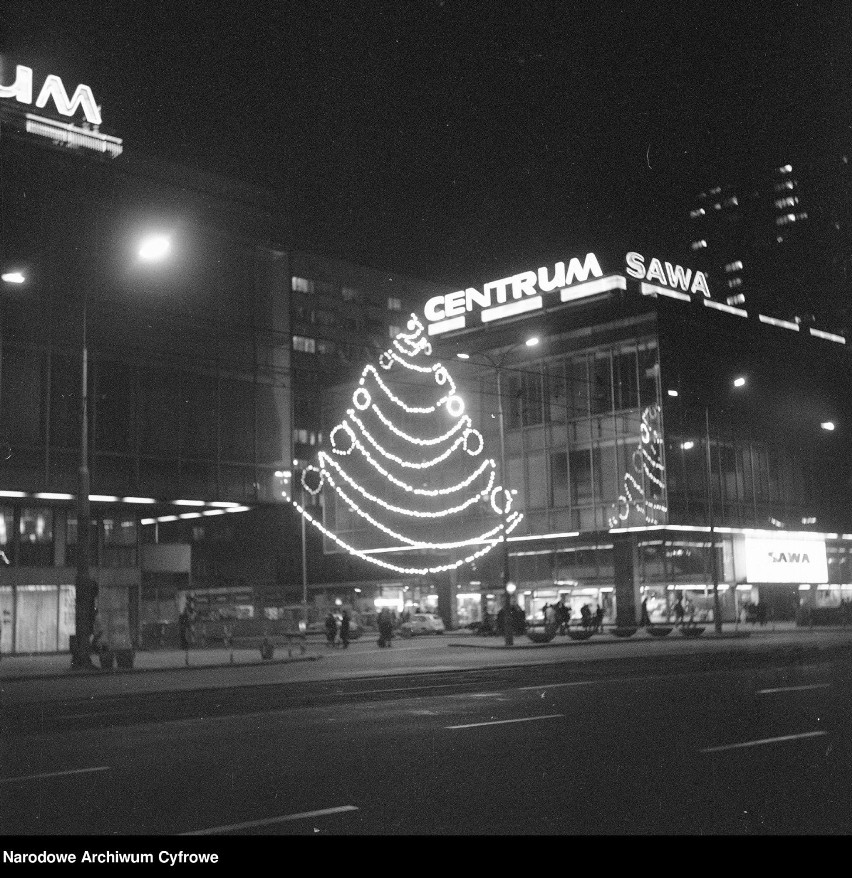 Domy towarowe Centrum w Warszawie, 1974 r.