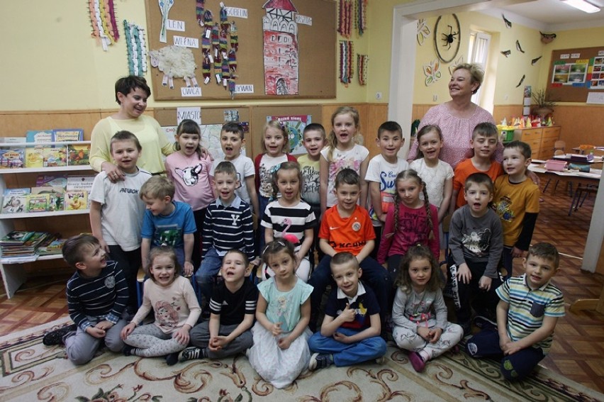 Odwiedziliśmy grupę "Krasnale" z chojnowskiego przedszkola.