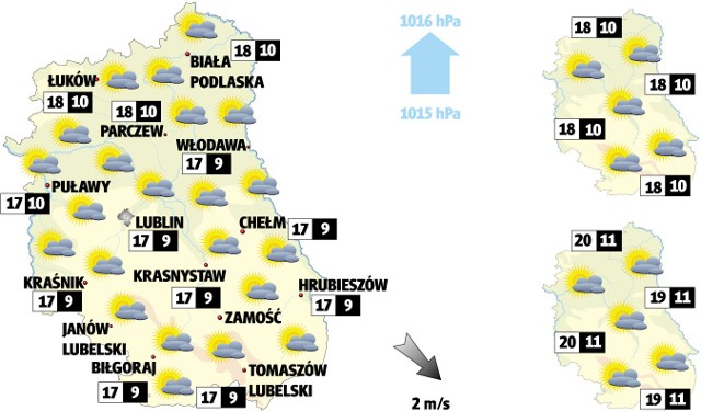 Pogoda na weekend na Lubelszczyźnie: Będzie słonecznie!