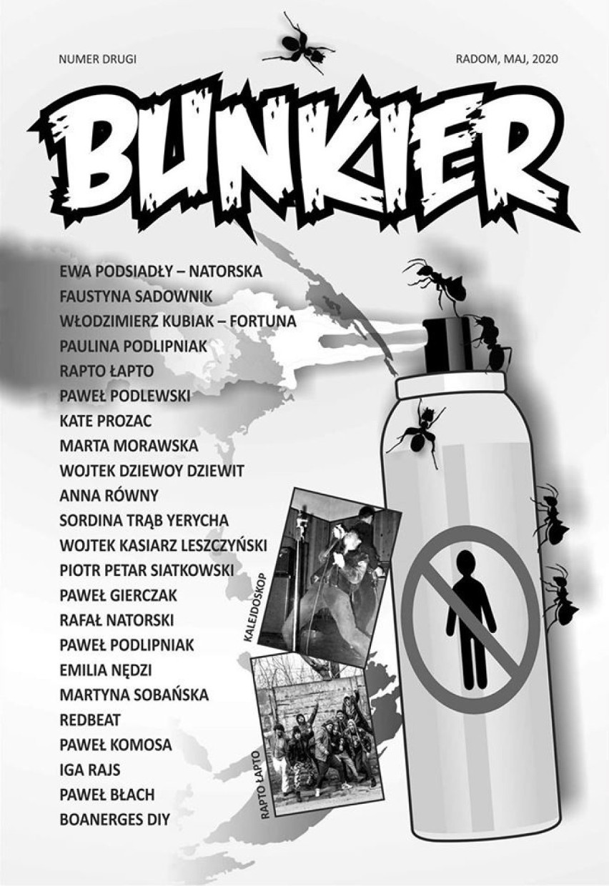 Jest drugi numer fanzinu Bunkier czyli pisma młodych radomskich twórców  
